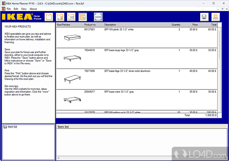 IKEA Home Planner screenshot