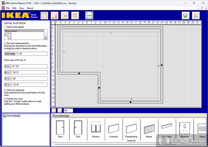 IKEA Home Planner screenshot