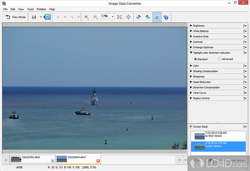 Image Data Converter screenshot