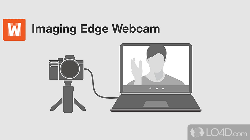 Adds webcam functionality to a number of Sony Alpha cameras - Screenshot of Imaging Edge Webcam