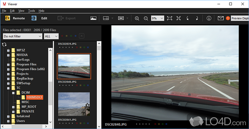 Image editing and conversion app for owners of Sony Alpha cameras - Screenshot of Imaging Edge