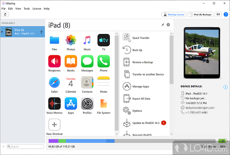 how to transfer media from pc to ipad with imazing software