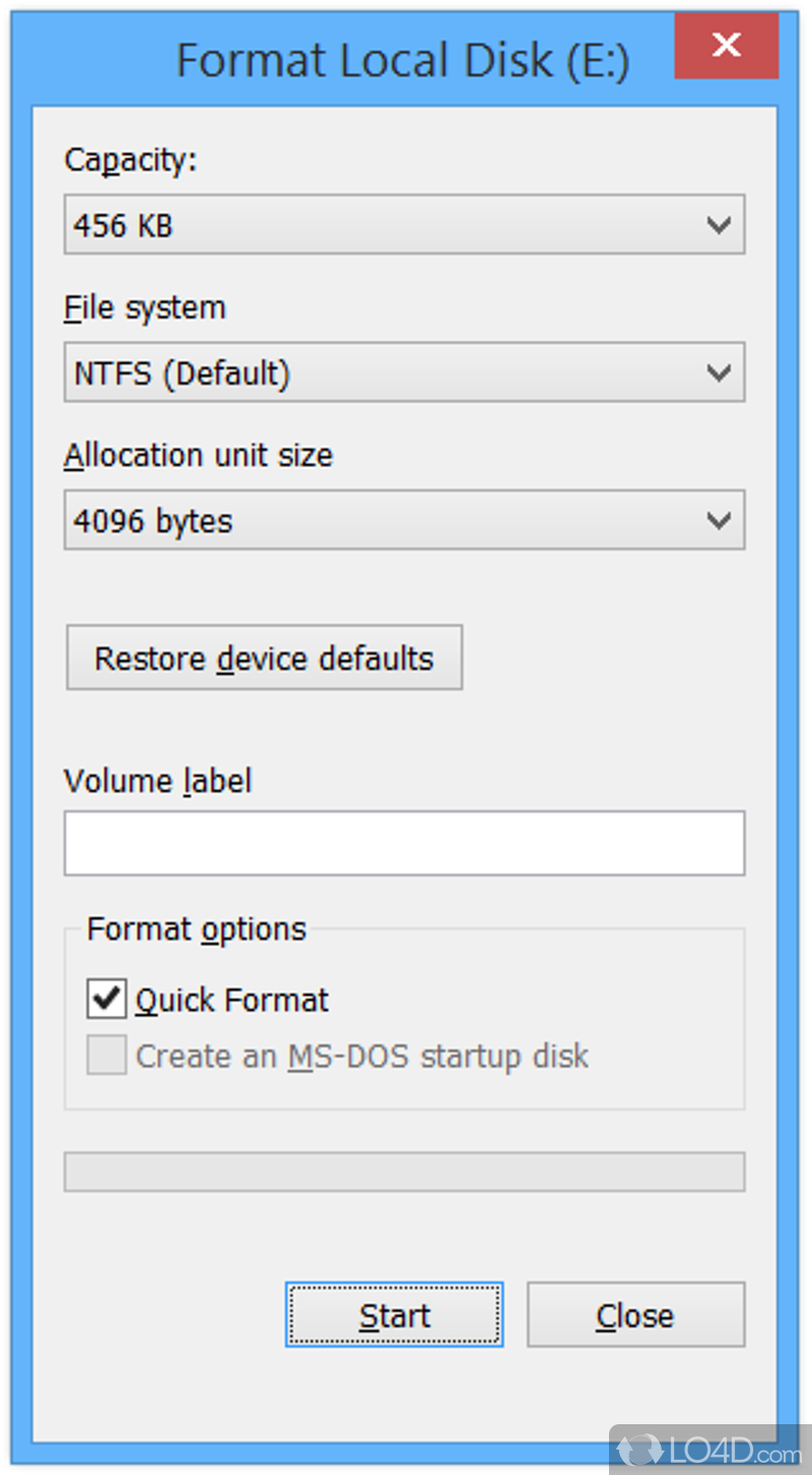 ImDisk: User interface - Screenshot of ImDisk