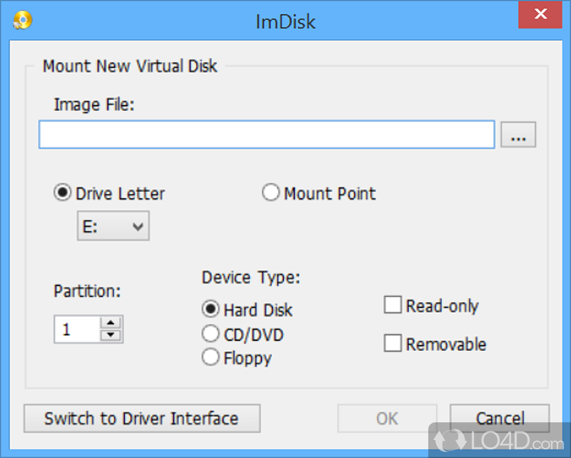 ImDisk Toolkit: Create more space - Screenshot of ImDisk Toolkit