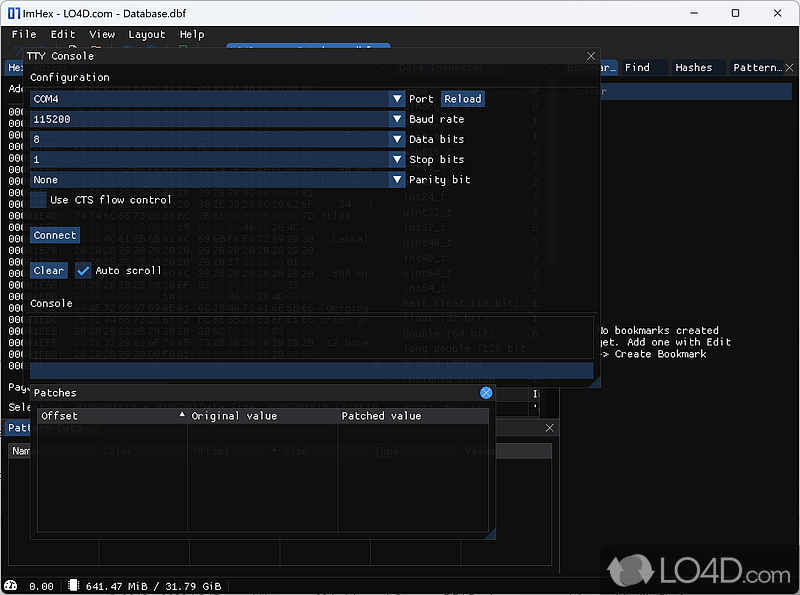 Hex editor for reverse engineers and programmers - Screenshot of ImHex