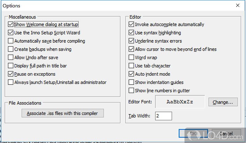 Tool that helps you to create windows installers - Screenshot of Inno Setup