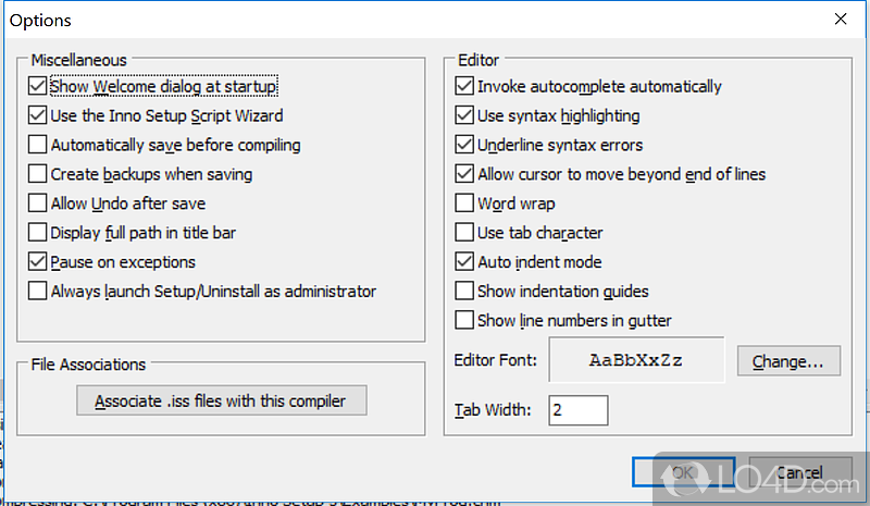 Inno Setup Compiler screenshot