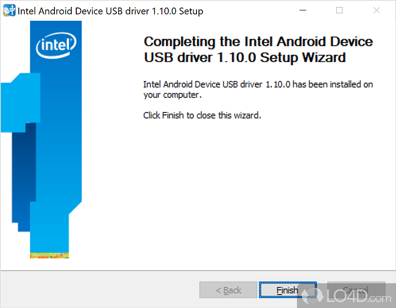 Intel Android device USB driver: Driver package - Screenshot of Intel Android device USB driver
