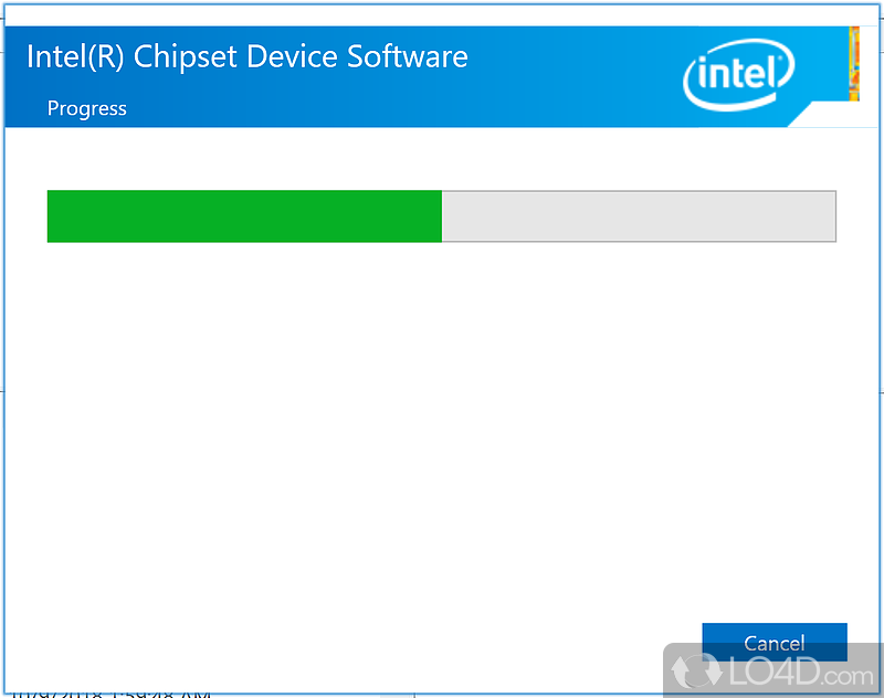 Intel 5, 4, 3 and 900 chipset drivers - Screenshot of Intel Chipset Device Software