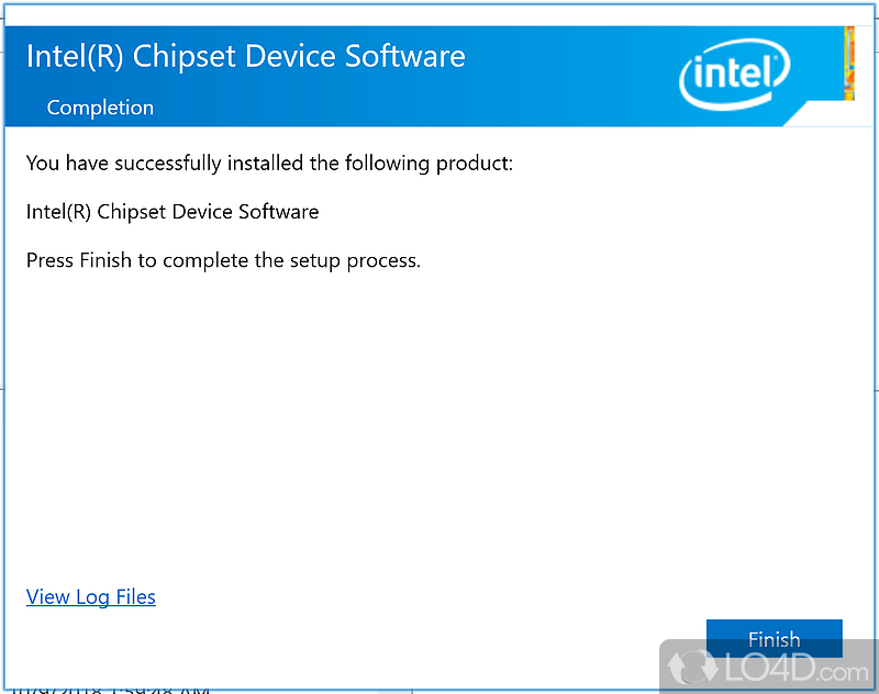 Intel Chipset Device Software screenshot