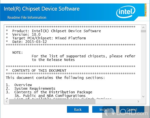 intel chipset identification utility