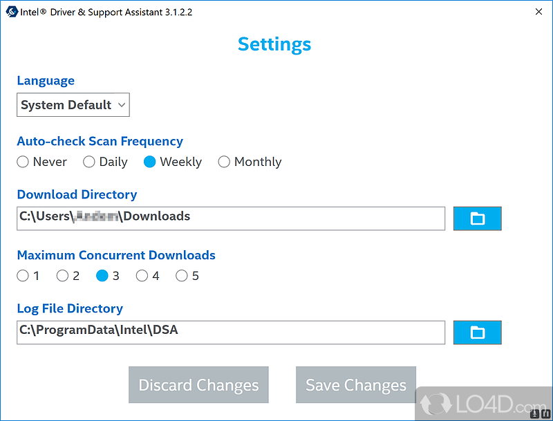 Allows you to update the Intel drivers in 3 easy steps - Screenshot of Intel Driver & Support Assistant