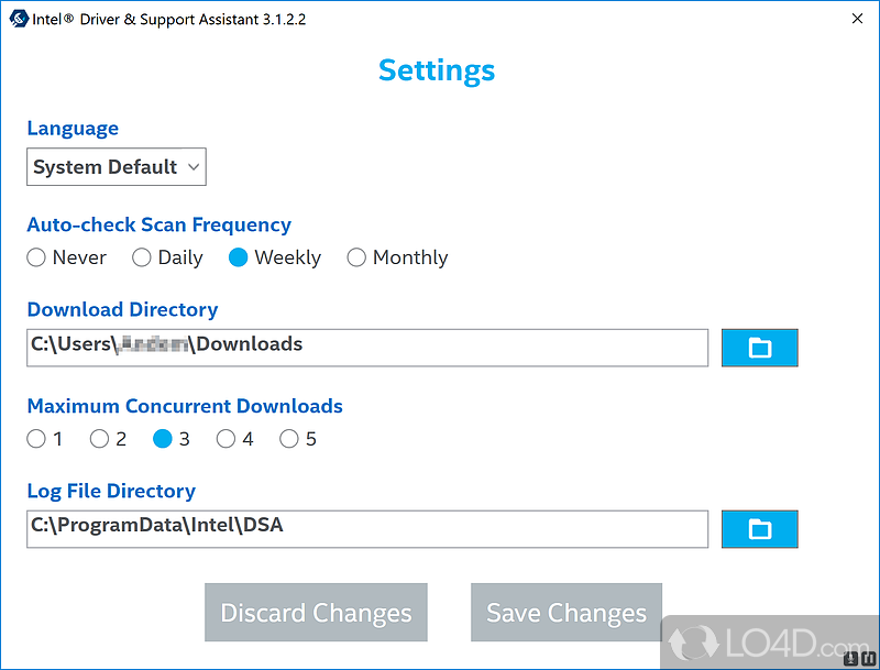 downloading Intel Driver & Support Assistant 23.4.39.9