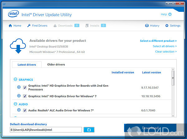 Intel graphics driver update utility download
