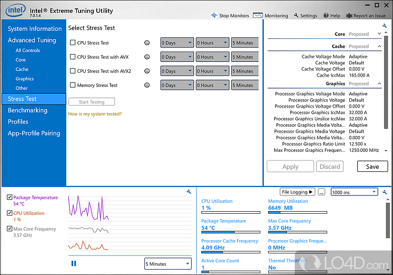 intel extreme tuning utility