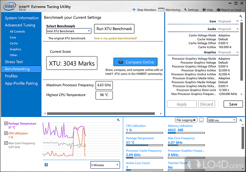 Intel Extreme Tuning Utility 7.12.0.29 for windows download