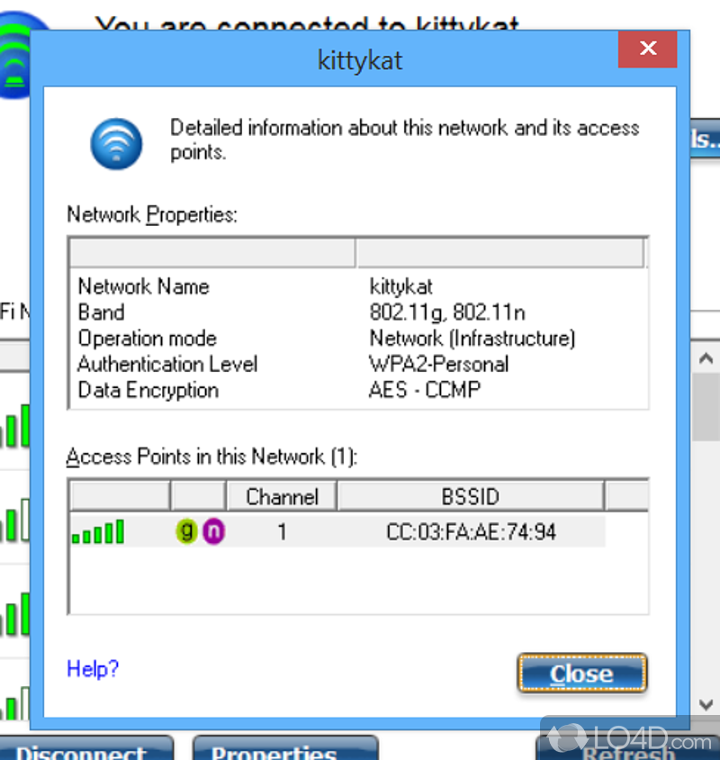 Wireless driver bundle for personal computers - Screenshot of Intel PROSet/Wireless WiFi Software