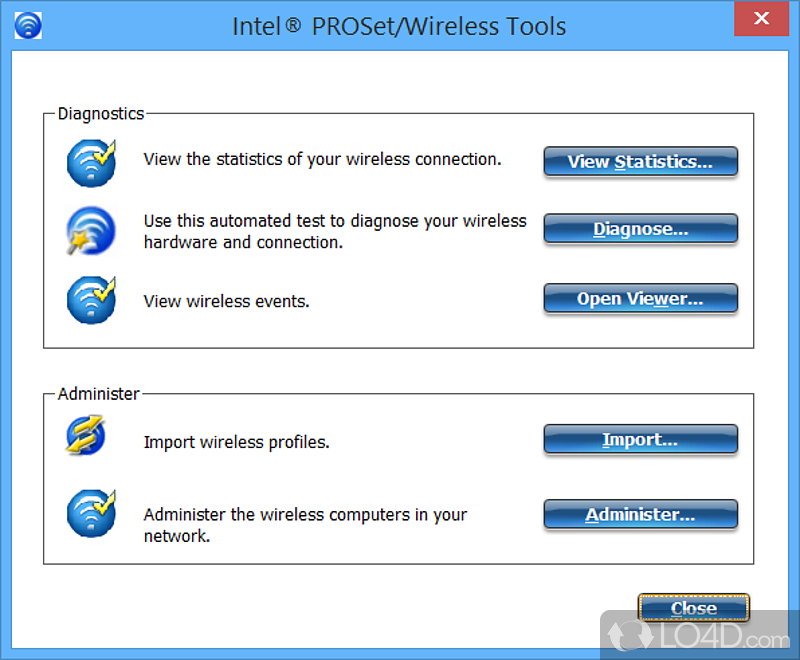 Additional Details - Screenshot of Intel PROSet/Wireless WiFi Software