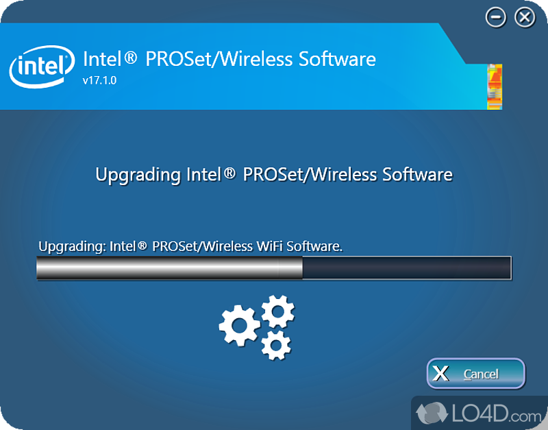 Intel PROSet Wireless Software 64-bit - Screenshot of Intel PROSet/Wireless WiFi Software