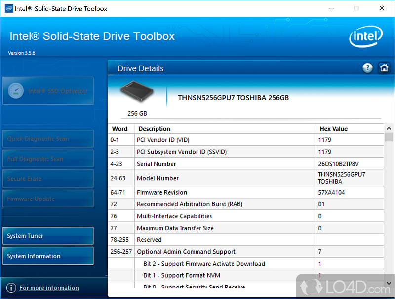 Intel on sale ssd optimizer