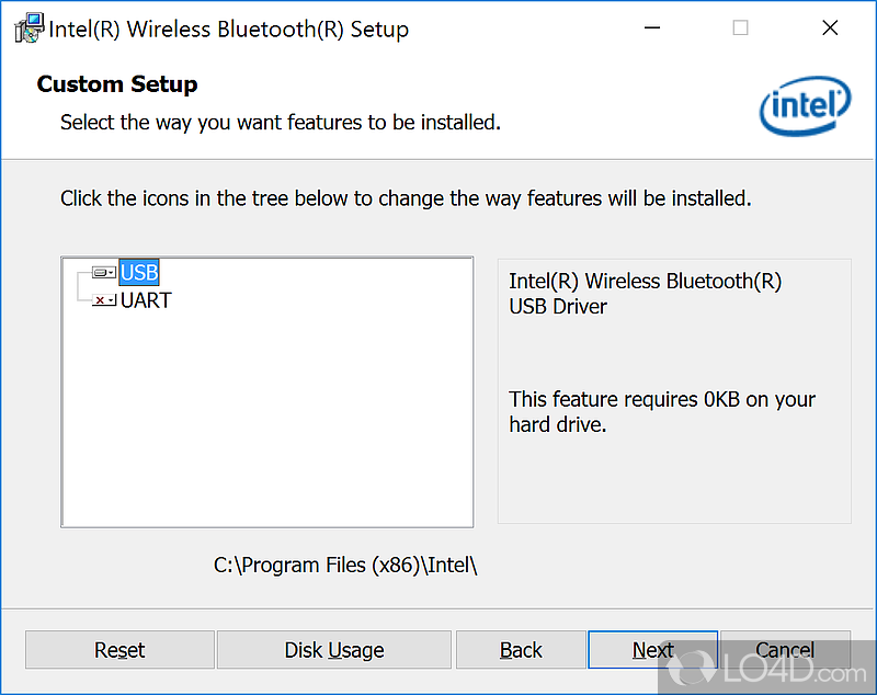 An important device driver for Intel users - Screenshot of Intel Wireless Bluetooth