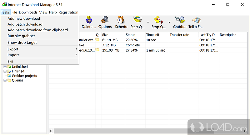 Wide range of proxy servers - Screenshot of Internet Download Manager