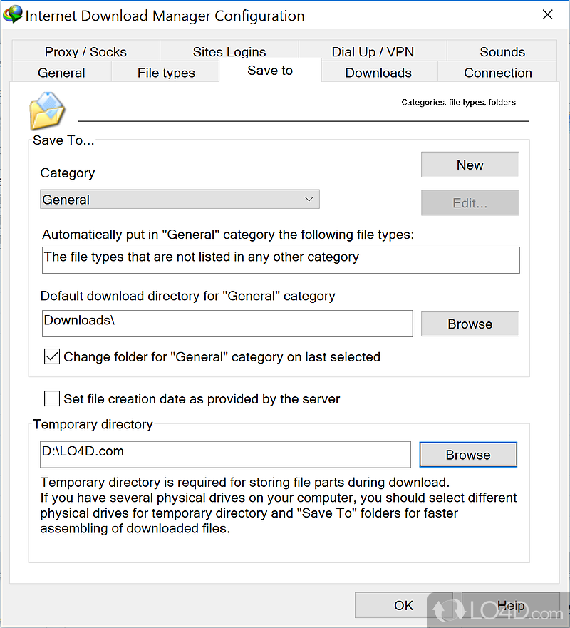 Simple user interface - Screenshot of Internet Download Manager