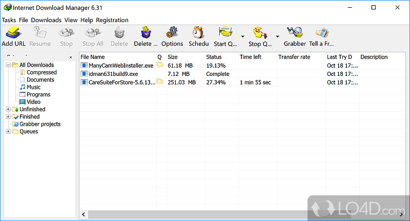 Blends in with your preferred browser - Screenshot of Internet Download Manager