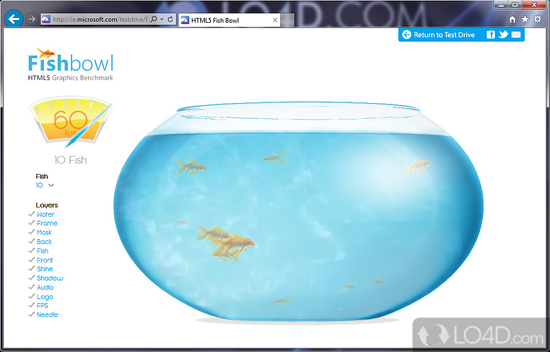 Internet Explorer 10: Performance - Screenshot of Internet Explorer 10