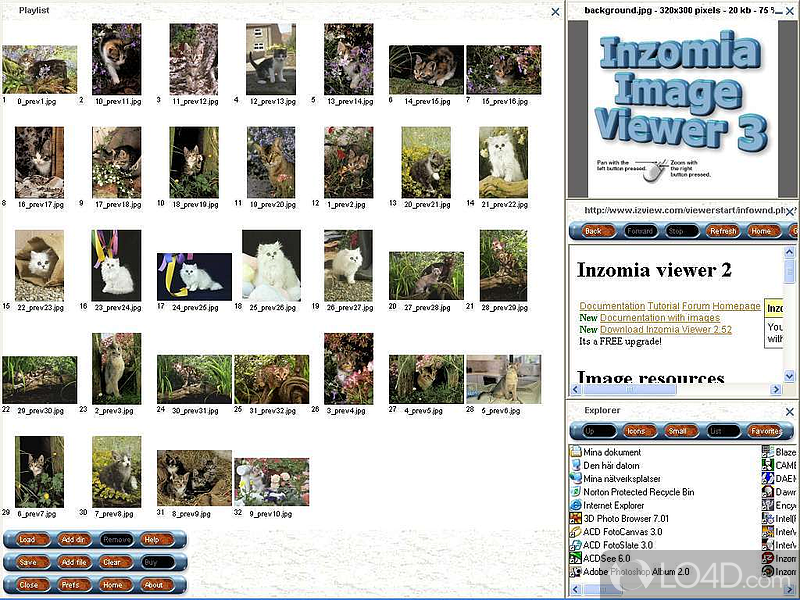 Inzomia Viewer screenshot