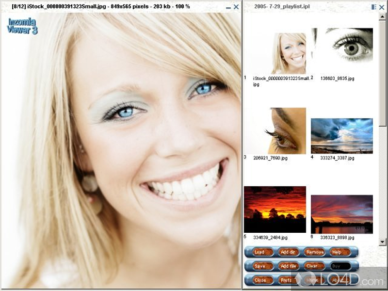 Image viewer 3 is a fast image viewer - Screenshot of Inzomia Viewer