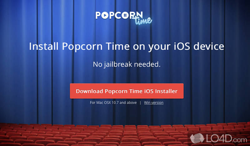 Installs Popcorn Time on iDevice without need of jailbreak - Screenshot of iOSinstaller