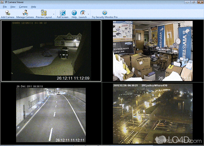 IP Camera Viewer - Screenshots