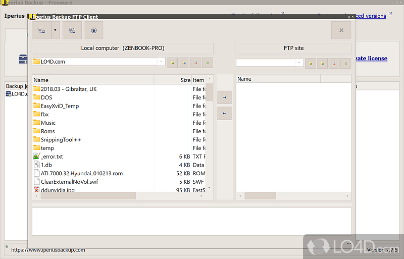Iperius Backup: Schedule - Screenshot of Iperius Backup