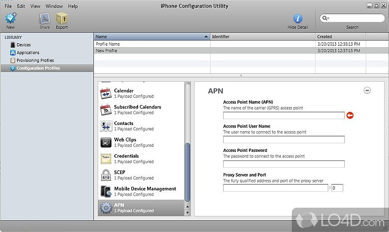 apple iphone configuration utility