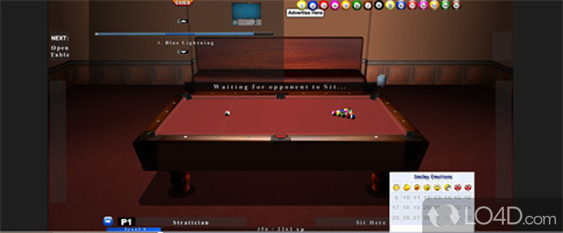 Free Online Pool, 8-Ball & 9-Ball Pool - Screenshot of iPool