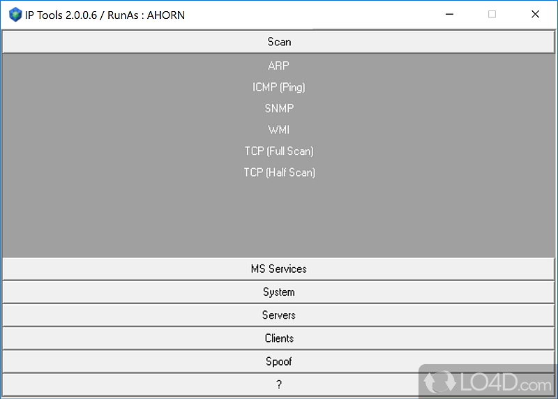 All-in-one TCP/IP-related toolkit that shows information about computer - Screenshot of IP Tools