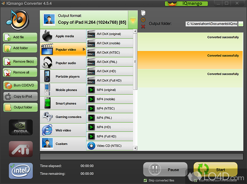 IQmango Audio Converter screenshot