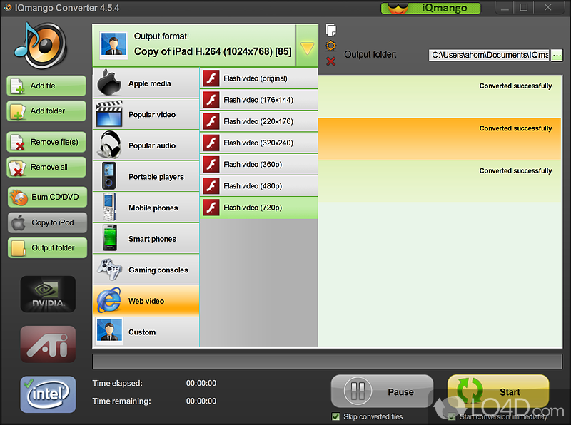 IQmango Audio Converter screenshot