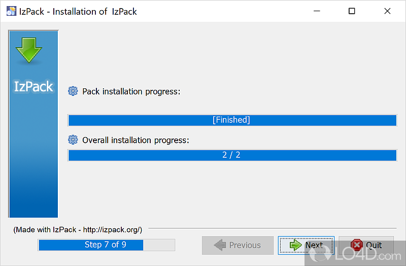 IzPack screenshot