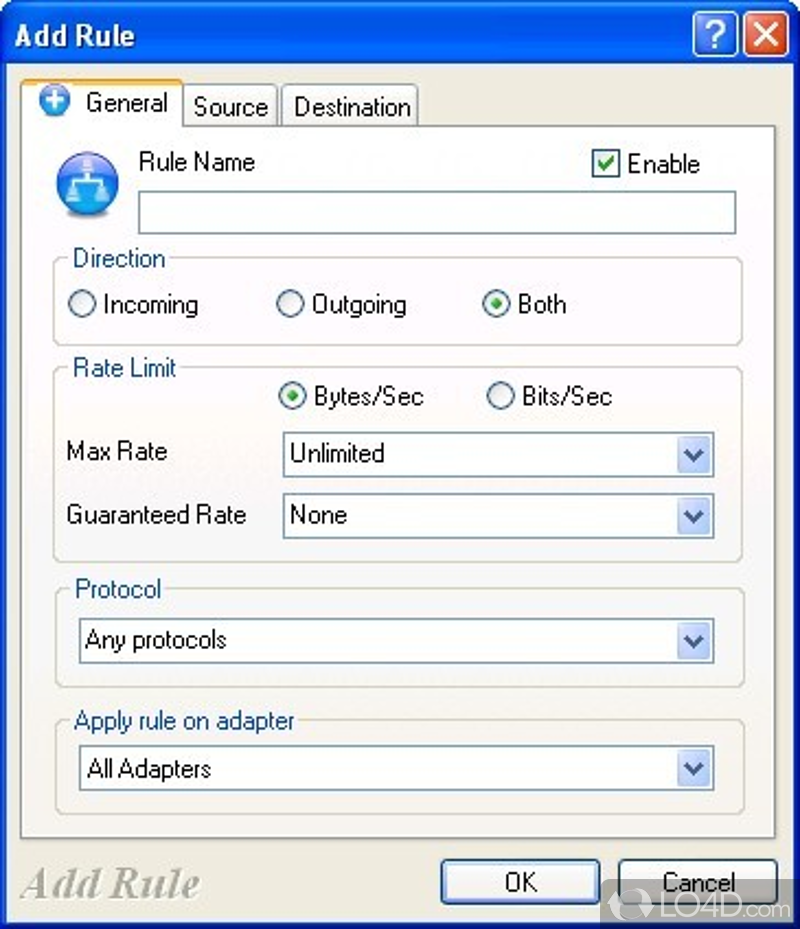 JDSoft Bandwidth Manager screenshot