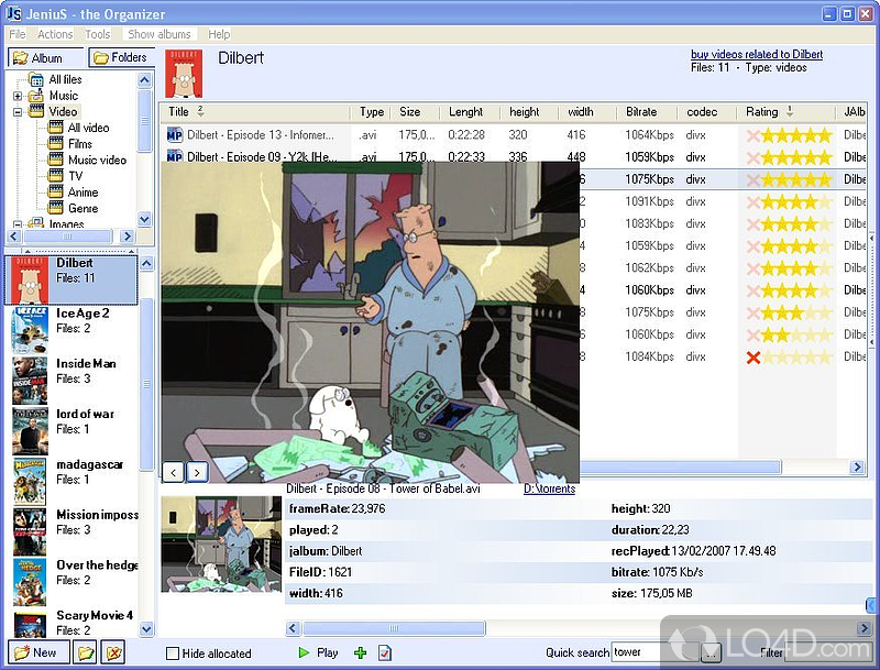 Create customized directories - Screenshot of JeniuS