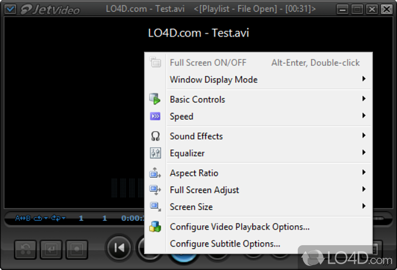 Create playlists and data discs - Screenshot of jetVideo