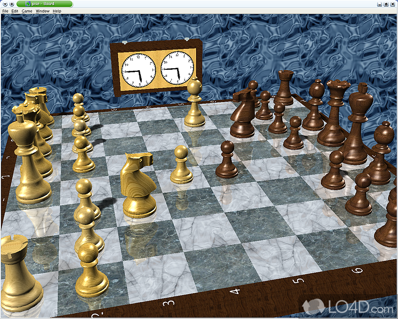 Jose Chess: User interface - Screenshot of Jose Chess