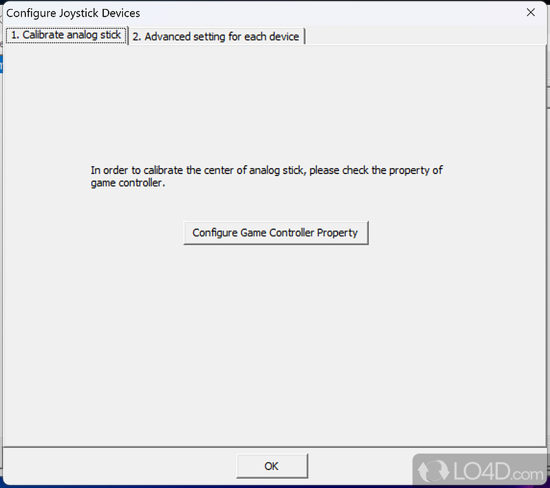 Capable of emulating the inputs from both keyboard and mouse - Screenshot of Joy2Key