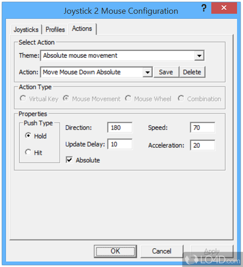 Joystick 2 Mouse screenshot
