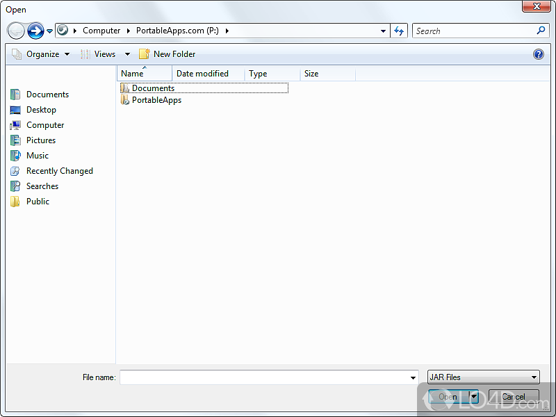 Was especially designed to easily add the necessary Java Runtime Environment to device - Screenshot of jPortable