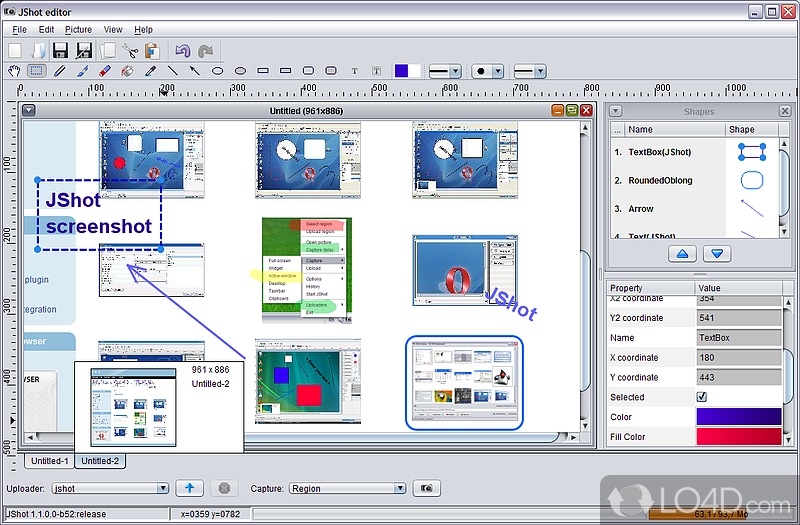 Free multiplatform screen capture tool - Screenshot of JShot