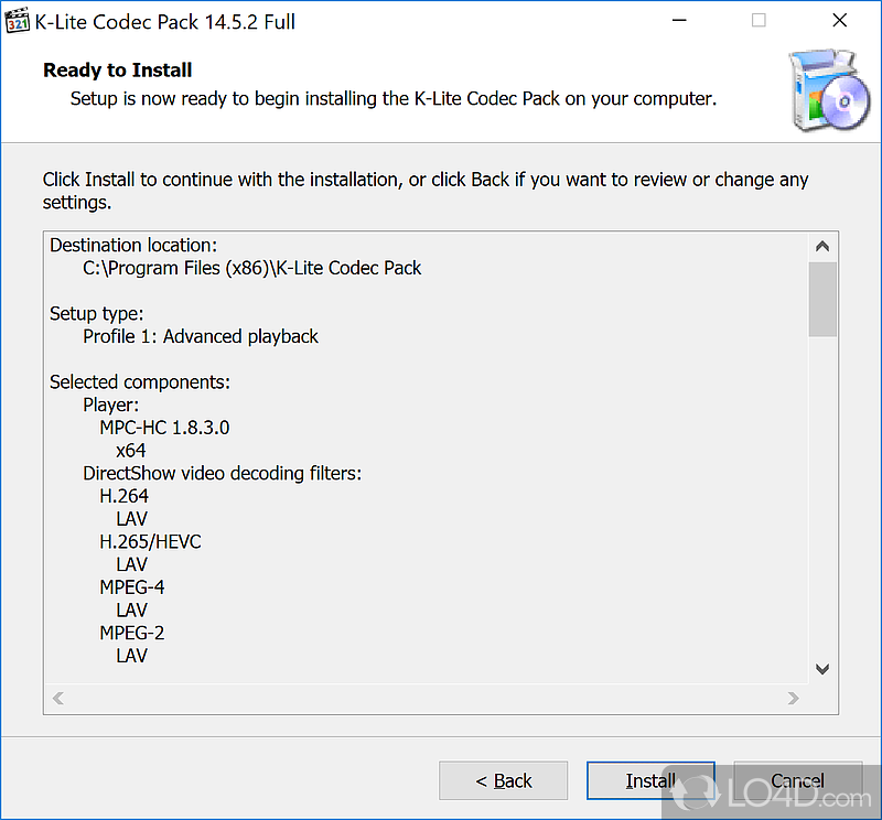 K-Lite Codec Pack Full - Screenshots