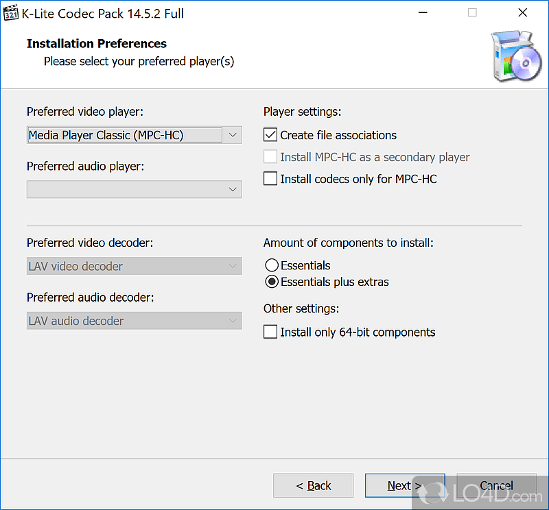 K-Lite Codec Pack 17.7.3 download the last version for android